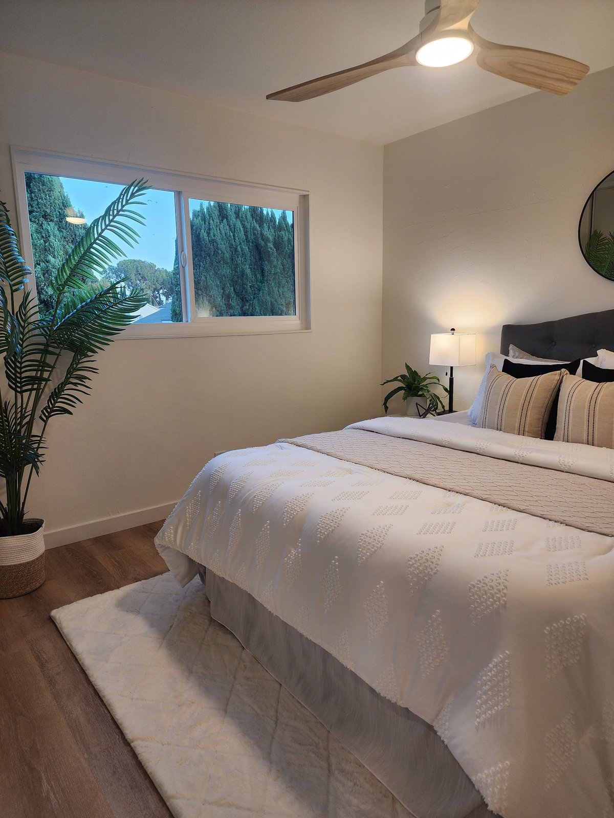 Bedroom after staging